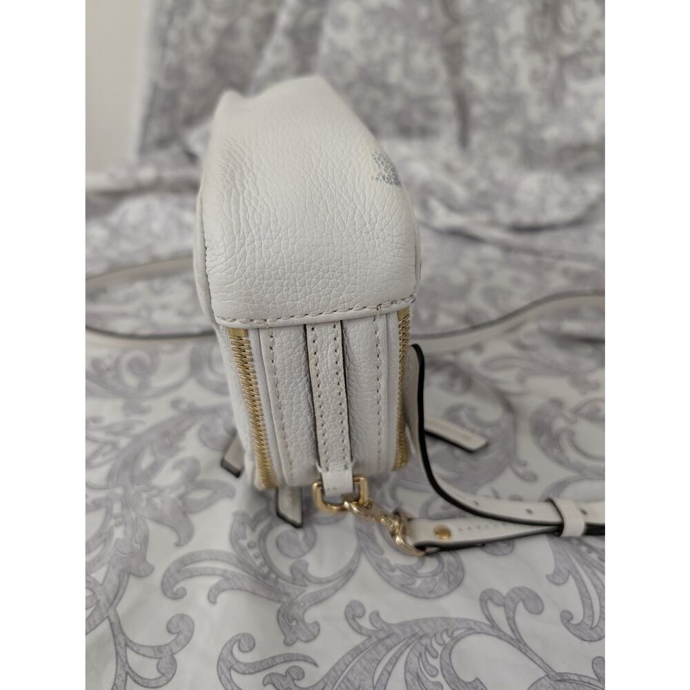 dooney & burke white leather crossbody bag - Picture 13 of 16